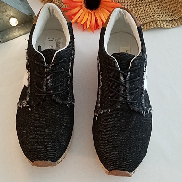 NIB Vtg Sz 6 Havana Espadrille Platform Sneakers - Picture 2 of 8